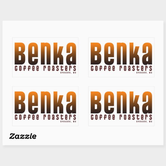 Benka Coffee Roasters Sticker 5x3 (Blatt)