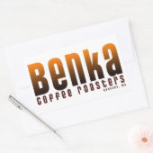 Benka Coffee Roasters Sticker 5x3 (Umschlag)