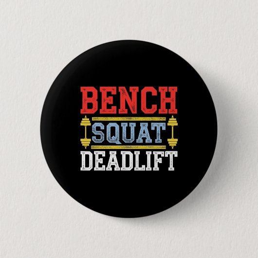 Benke Squat Deadlift Barbell Bodybuilding 1 Button (Vorderseite)