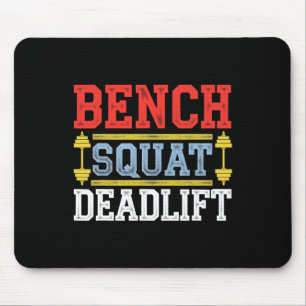 Benke Squat Deadlift Barbell Bodybuilding 1 Mousepad