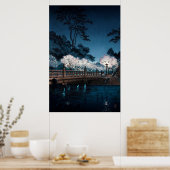 Benkei-Brücke von Tsuchiya Koitsu Poster (Küche)