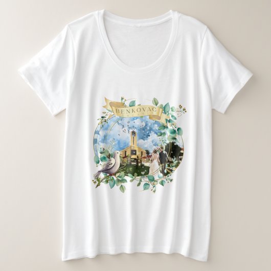 Benkovac Große Größe T-Shirt (Design vorne)