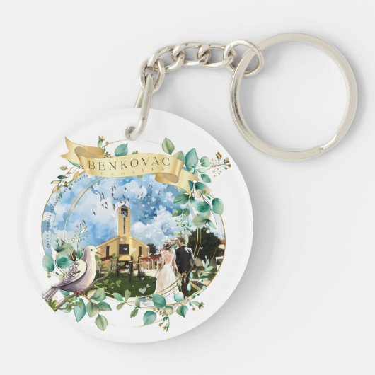 Benkovac Schlüsselanhänger (Rückseite)