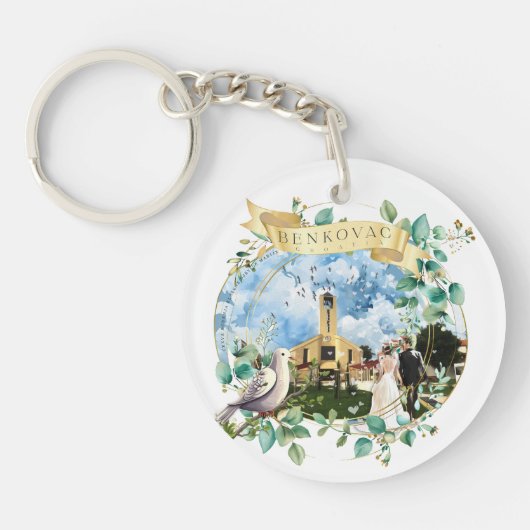 Benkovac Schlüsselanhänger (Vorderseite)