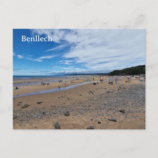 Benllech Postkarte (Vorderseite)