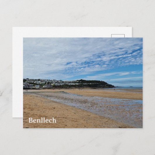 Benllech Postkarte (Vorne/Hinten)