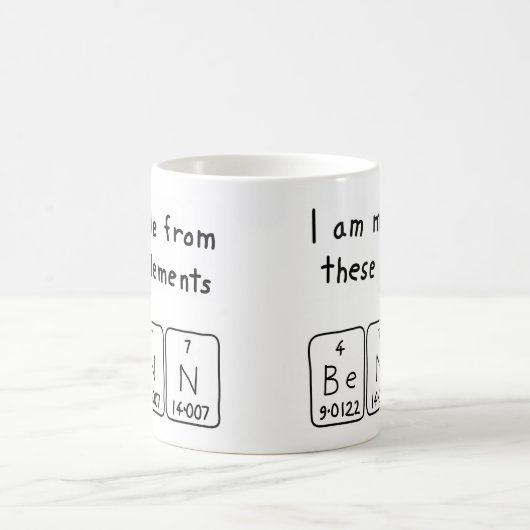 Benn Periodenname Tasse (Mittel)