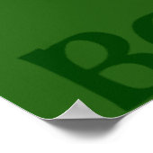 Bennett Clan Motto Poster Print (Ecke)