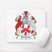 Bennett-Familienwappen Mousepad (Mit Mouse)