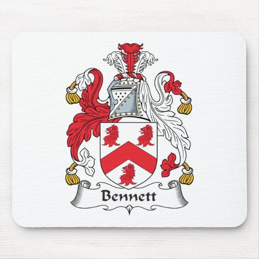 Bennett-Familienwappen Mousepad (Vorne)