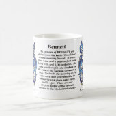 Bennett-Familienwappen-Tasse Kaffeetasse (Mittel)
