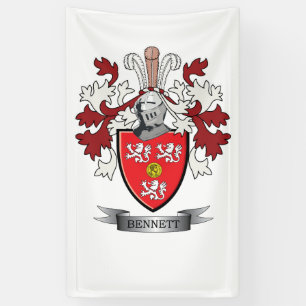 Bennett-Familienwappen-Wappen Banner