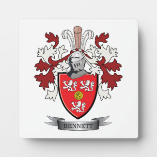 Bennett-Familienwappen-Wappen Fotoplatte