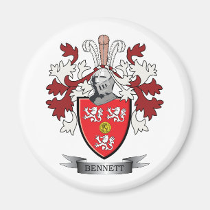 Bennett-Familienwappen-Wappen Magnet