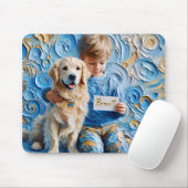 BENNETT ~ Geburtstag Golden Retriever ~ Mousepad (Mit Mouse)