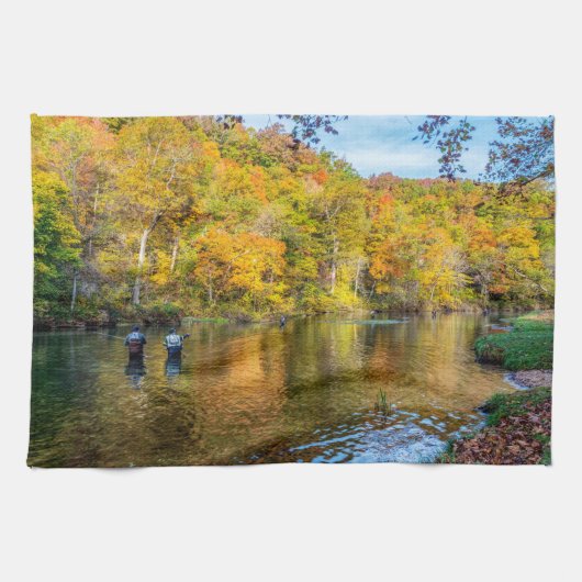 Bennett Herbstfischen Geschirrtuch (Horizontal)