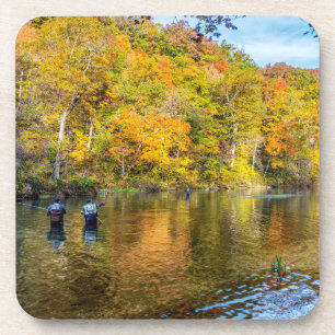 Bennett Herbstfischen Getränkeuntersetzer