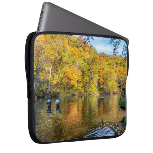 Bennett Herbstfischen Laptopschutzhülle (Vorne Rechts)