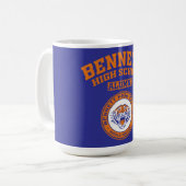 Bennett High School NY Alumni-Tasse Kaffeetasse (Vorderseite Links)