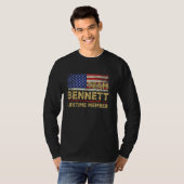 Bennett Nachname Shirt Team Bennett Lifetime Memb (Vorne ganz)