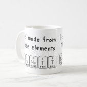 Bennett Periodenname Tasse (Vorderseite Links)