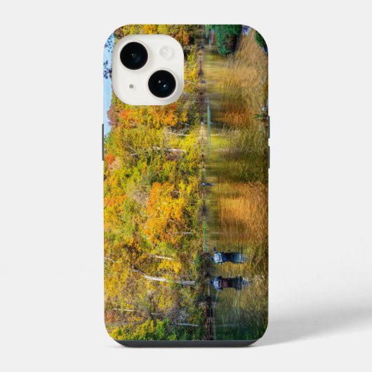 Bennett Spring Herbstfischen iPhone Hülle (Rückseite)