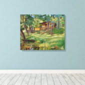 Bennett Springs Spring View Tackle Shop Malerei Leinwanddruck (Insitu (Holzboden))