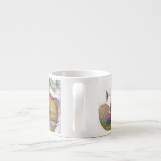 Bennett-Wirbel Espressotasse (Rückseite)