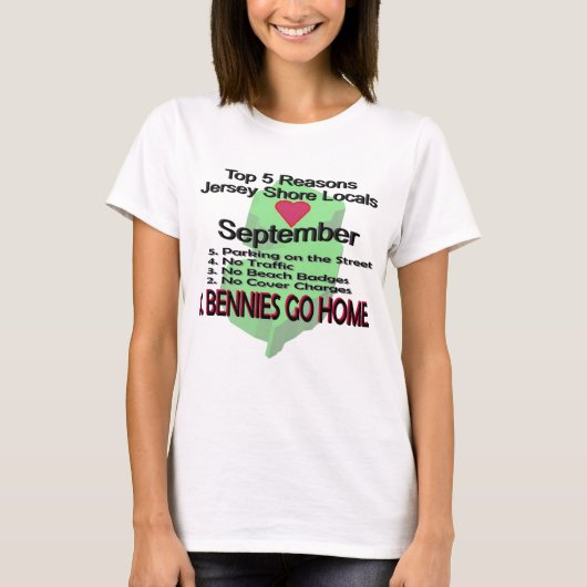 Bennies gehen Zuhause T-Shirt (Vorderseite)