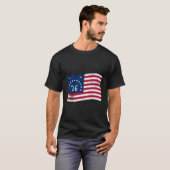 Bennington 76 American Flag €"Historic Patriotic T-Shirt (Vorne ganz)