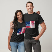 Bennington 76 American Flag €"Historic Patriotic T-Shirt (Unisex)