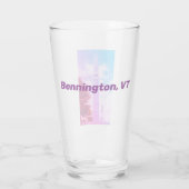 Bennington Monument, Old Bennington, Vermont Glas (Rückseite)