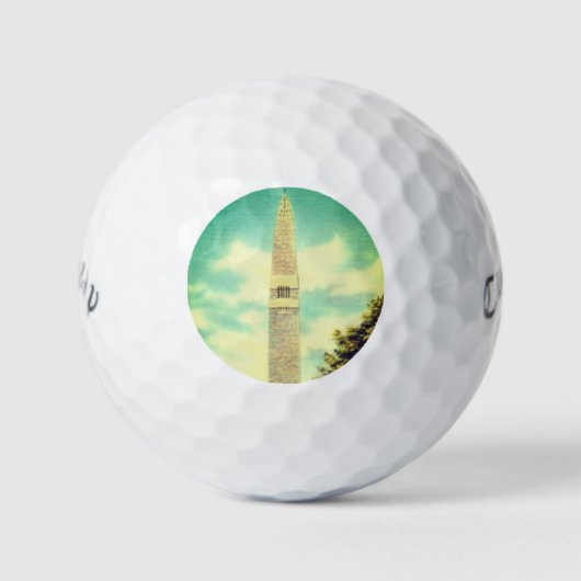Bennington Monument, Old Bennington, Vermont Golfball (Vorderseite)