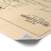 Bennington und Battleboro-Plan Poster (Ecke)