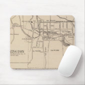 Bennington und Plan von Battleboro Mousepad (Mit Mouse)