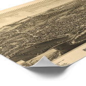 Bennington, Vermont Green Mountains Vintag Poster (Ecke)