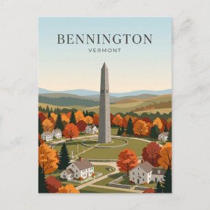 Bennington Vermont Postkarte