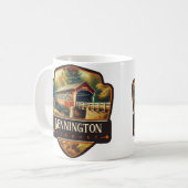 Bennington, Vermont | VINTAG Kaffeetasse (Vorderseite Links)