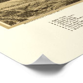 Bennington, VT Panoramic Map - 1887 Poster (Ecke)