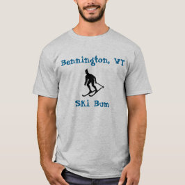 Bennington, VT, Ski Bum T-Shirt