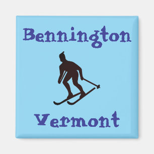 Bennington, VT (Skistadt Vermont Apres) Magnet