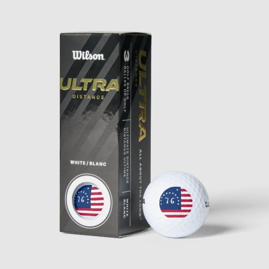 Benningtons Banner: Die 76 amerikanische Schlachtf Golfball (Verpackungen)