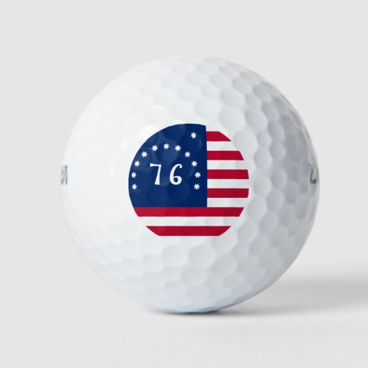 Benningtons Banner: Die 76 amerikanische Schlachtf Golfball (Vorderseite)