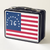 Benningtons Banner: Die 76 amerikanische Schlachtf Metall Brotdose (Rückseite)