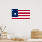 Benningtons Banner: Die 76 amerikanische Schlachtf Poster (Küche)