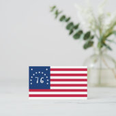 Benningtons Banner: Die 76 amerikanische Schlachtf Visitenkarte (Stehend Vorderseite)