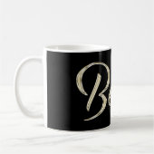 Benno Name whitegold Tasse Teetasse Kaffeetasse (Links)