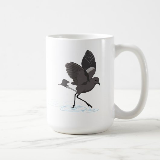 BennuBirdy Wilsons Sturm-Sturmvogel Kaffeetasse (Rechts)