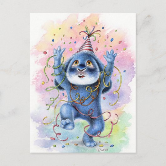 Benny Blue - Celebration Postcard Postkarte (Vorderseite)