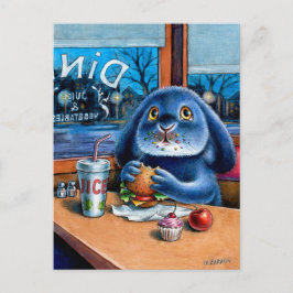 Benny Blue - Diner Postcard Postkarte